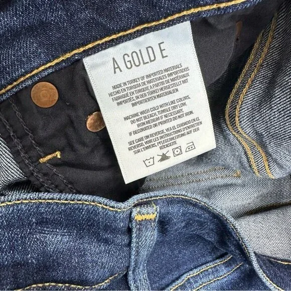 AGOLDE Women’s Blue Sophie Mid-Rise Skinny Stretch Ankle Designer Jean W26/L25.5